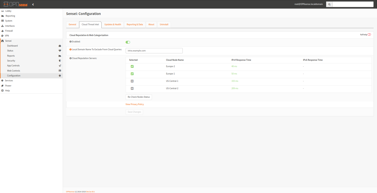 Configuration – Zenarmor Help Center