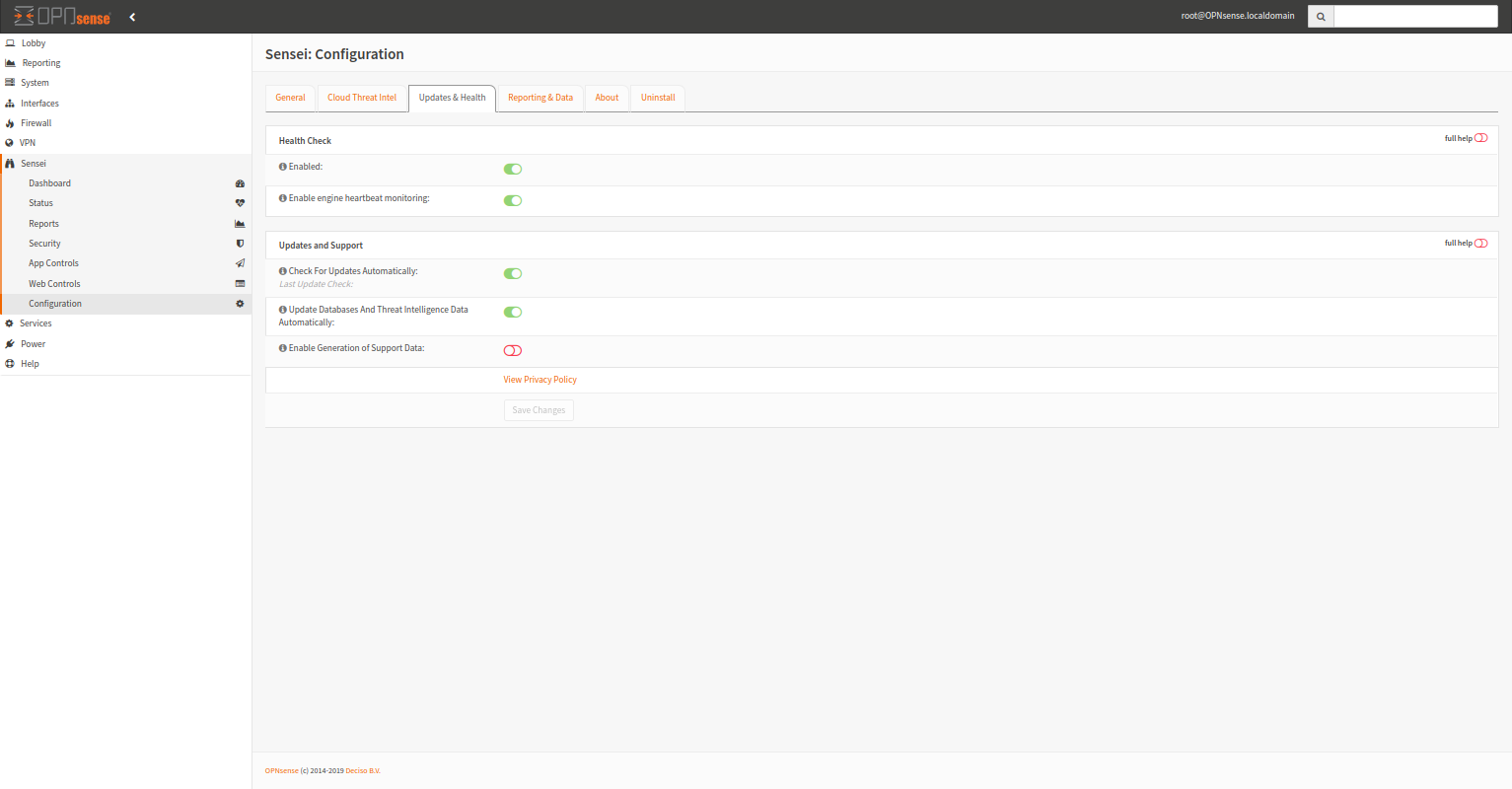 Configuration – Zenarmor Help Center